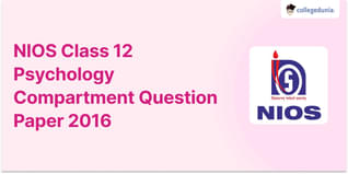 NIOS Class 12 Psychology Compartment Question Paper 2016 with Answer Key
